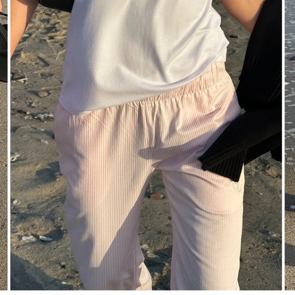 NWT Pink Striped ‘Boxer’ Pants - Picture 4 of 4